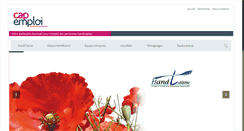 Desktop Screenshot of capemploi02.com