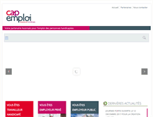 Tablet Screenshot of capemploi02.com